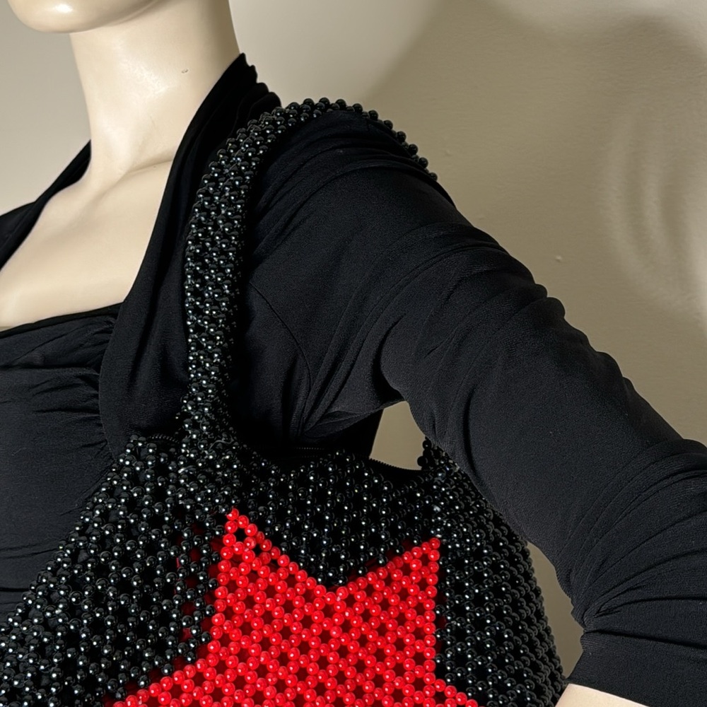L&B Beaded Star Handbag - Picture 3 of 15